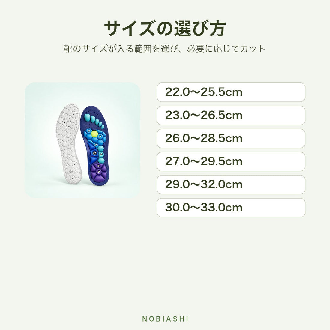 NOBIASHI パフォーマンスインソール